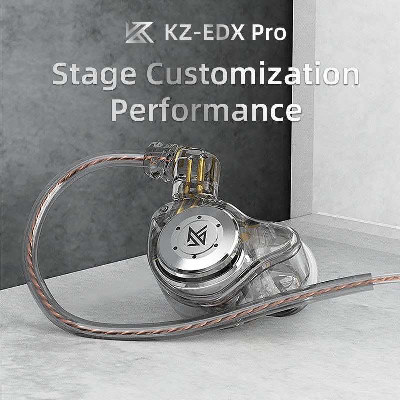 KZ EDX pro Fones de ouvido Bas - مراجعة Esports Gaming Headset وسعره