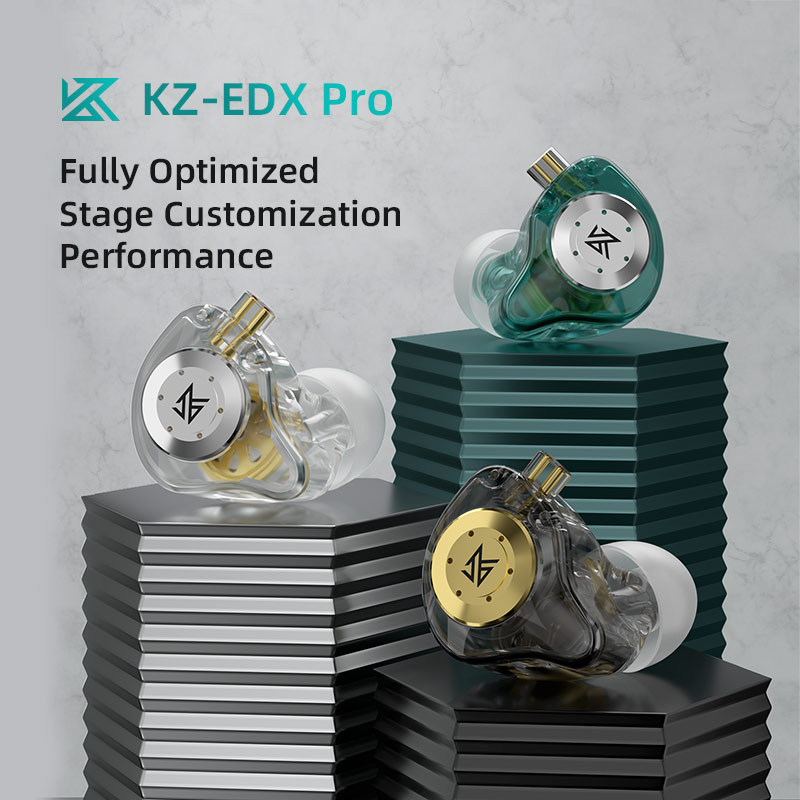 KZ EDX pro Fones de ouvido Bas - مراجعة Esports Gaming Headset وسعره